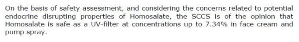 homosalate 1