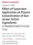 More Sunscreens in Your Blood??! The New FDA Study