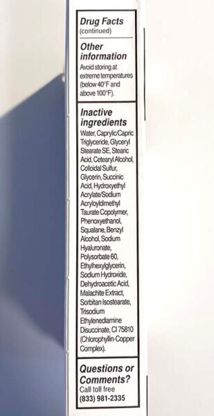 Succinic acid inactive label