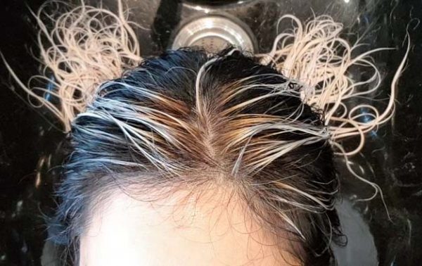 Wet bleached white Asian hair - What to Expect After You Bleach Your Asian Hair